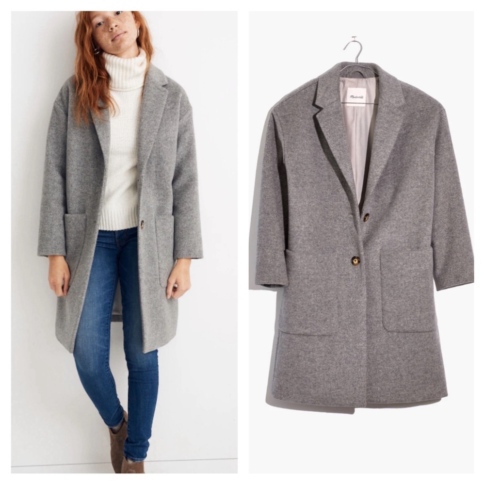 MADWELL Elmcourt Coat Heather Charcoal XXS 00